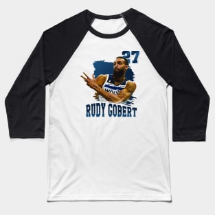 Rudy Gobert Baseball T-Shirt